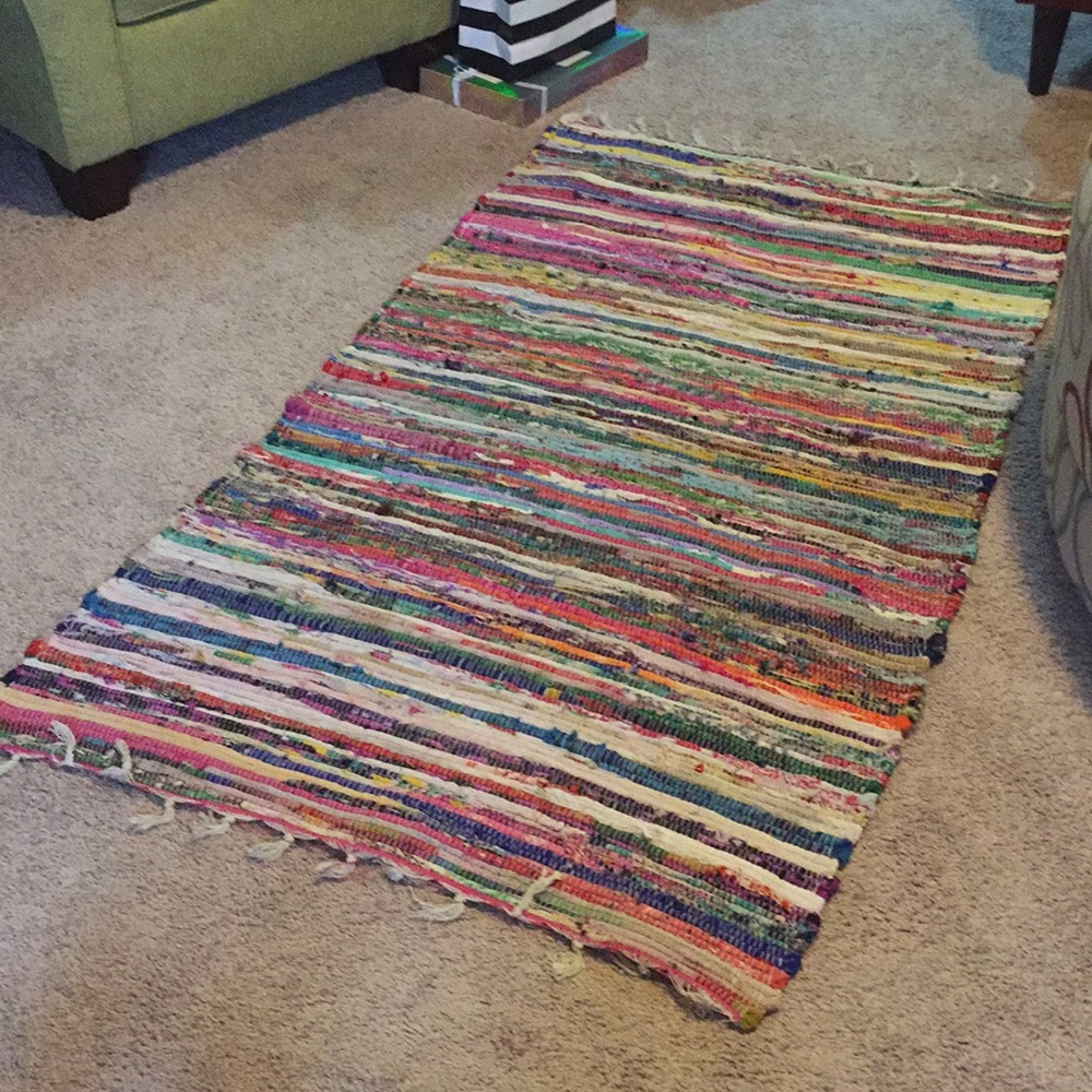 Decorative Chindi Boho Bohemian Rug Rag